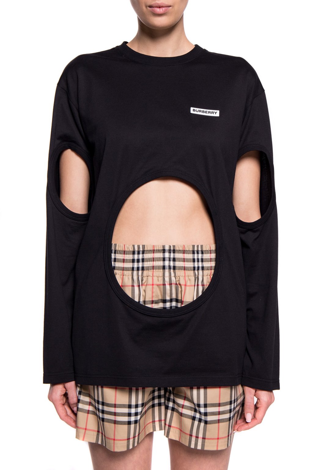 Burberry long sleeve t shirt hotsell